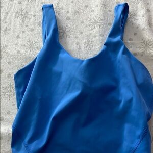 Poolside blue align tank